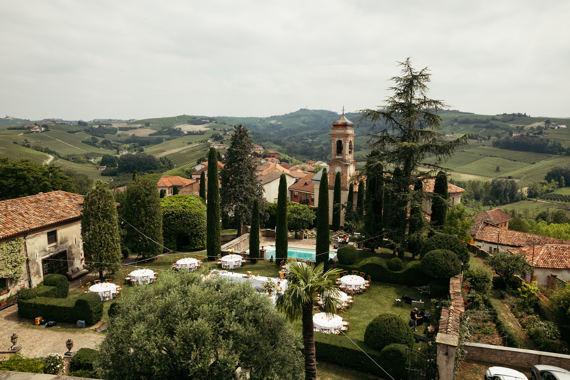 Landscape of the Langhe region, a hidden gem in the Italian countryside